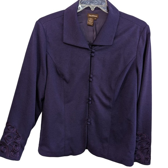 Pinky & Dianne Purple Blazer Sz XL - Picture 1 of 7